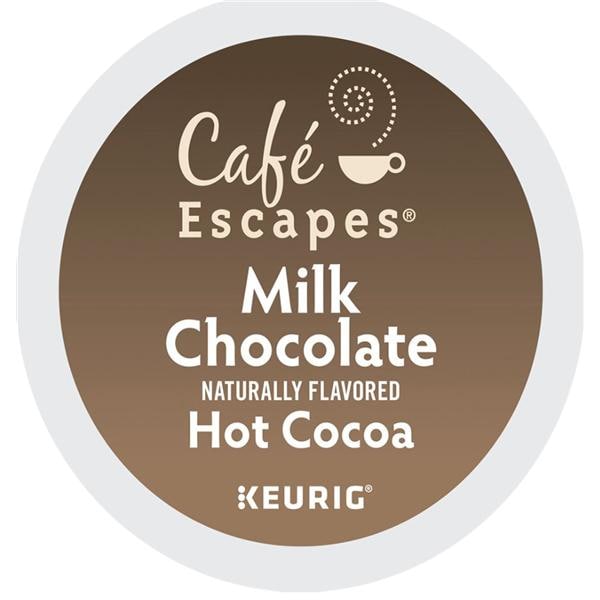 Cafe Escapes Milk Chocolate Hot Cocoa K-Cups, 24/box 24/Bx