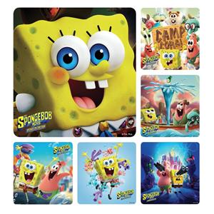 Stickers Spongebob Assorted 100/Rl