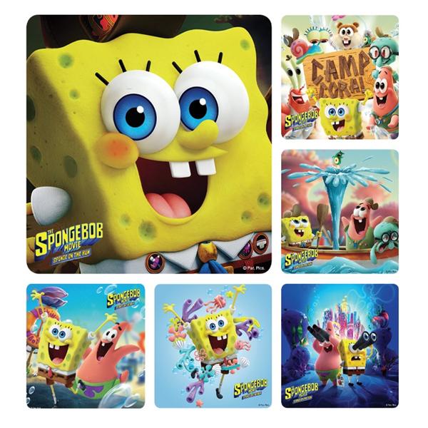 Stickers Spongebob Assorted 100/Rl