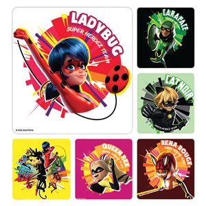 Stickers Miraculous Assorted 100/Rl