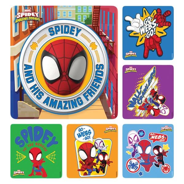 Stickers Spiderman & His Amazing Friends 100/Rl