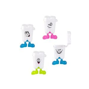 Tooth Saver Tooth Shaped With Feet Assorted Colors 50/Pk