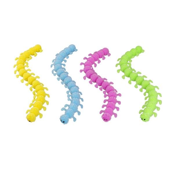 Toy Caterpillar Stretch Assorted Colors 24/Pk