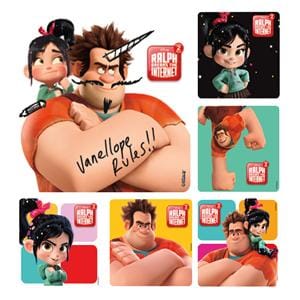 Stickers Wreck-It Ralph Assorted 100/Rl