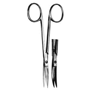 Iris Scissors Straight 4-1/2" Stainless Steel Autoclavable Reusable Ea