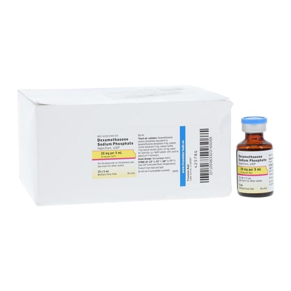 Dexamethasone Sodium Phosphate Injection 4mg/mL MDV 5mL 25x5ml