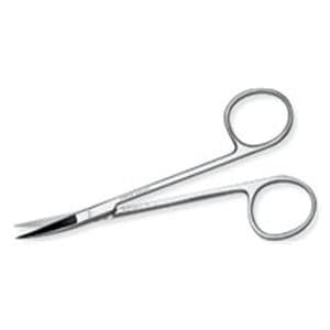 Surgical Scissors 4.5 in Iris Curved Ea