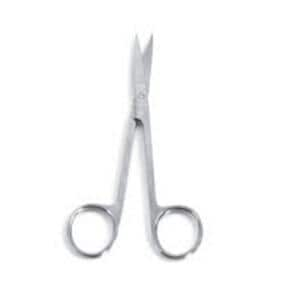 Iris Scissors Straight 4-1/2" Stainless Steel Non-Sterile Ea