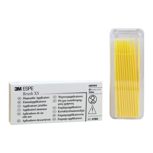 3M Applicator Brushes Yellow X-Small 50/Bx