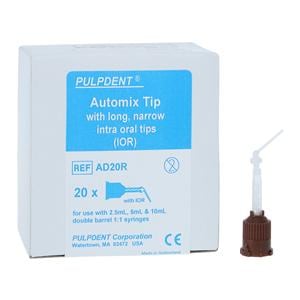 Long / Narrow Automix Intraoral Automix Tips Clear 20/Pk