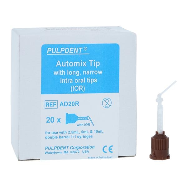 Long / Narrow Automix Intraoral Automix Tips Clear 20/Pk