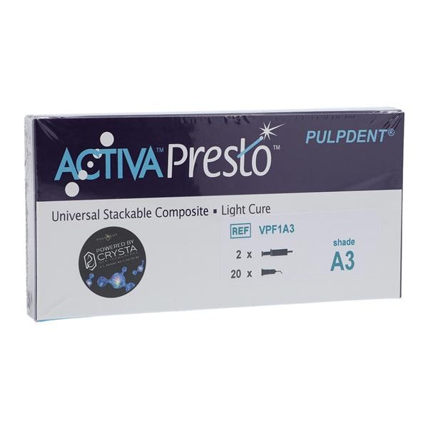 ACTIVA Presto BioACTIVE Universal Composite A3 1.2 mL Light Cure Kit