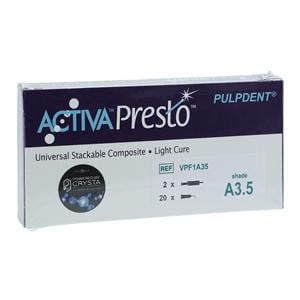 ACTIVA Presto BioACTIVE Universal Composite A3.5 1.2 mL Light Cure Kit