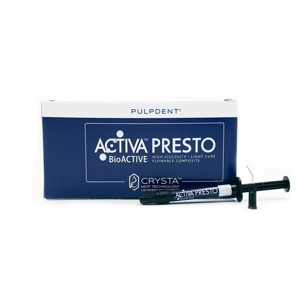 ACTIVA Presto BioACTIVE Universal Composite A4 Light Cure Kit 2/Pk