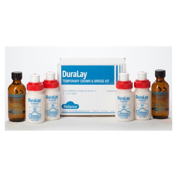 Duralay Temporary Material Tooth Colored Complete Kit