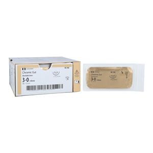 Surgigut Suture 3-0 30" Chromic Gut Monofilament CV-25 Undyed 36/Ca