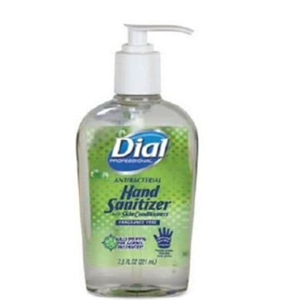 Dial Gel Sanitizer 7.5 oz Fragrance Free 12/Ca