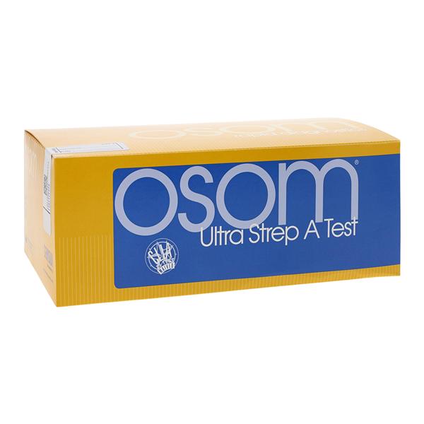 OSOM Ultra Strep A Dipstick Test Kit CLIA Waived 25/Bx, 18 BX/CA