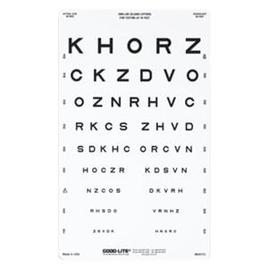 Chart Vision Testing 10' Testing Distance EA