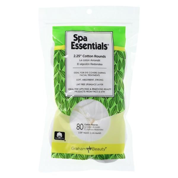 SpaEssentials Cotton Rounds Non Sterile 80/Pk