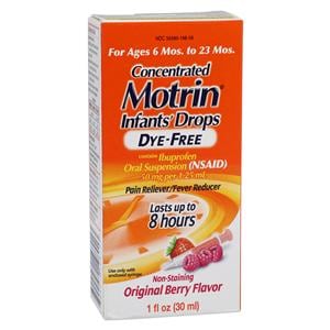 Motrin Infant Drops Berry Dye-Free 1oz/Bt