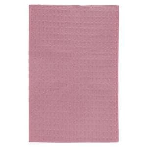 Plasbak Patient Towel 2 Ply Tissue / Poly 13.5 in x 18 in Mauv Disposable 500/Ca