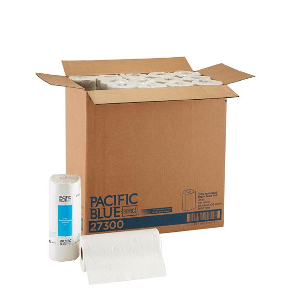 Pacific Blue Select Perforated Towel Roll Dsp Ppr 2 Ply 11 in x 8.8 in Wt 30/Ca