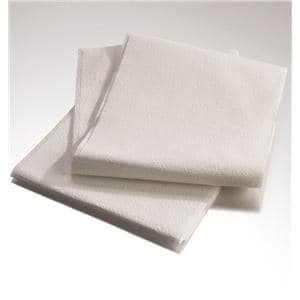 Exam Drape Sheet 40 in x 48 in White Tissue Disposable 100/Ca