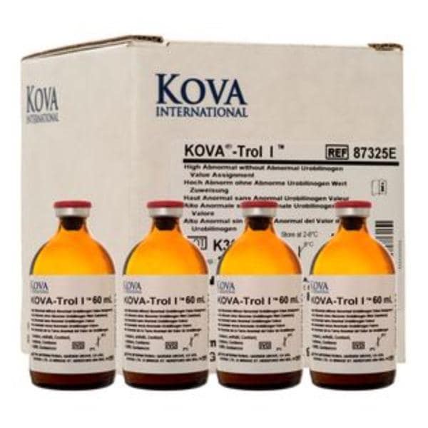 KOVA-Trol I Urine Multi-Analyte Level 1: High Abnormal Control 4X60ML