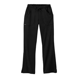 Jockey Scrub Pant 4 Pockets Medium Black Womens Ea