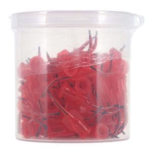 Spira-Flo Brush Tips Red 100/Pk