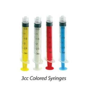 Luer Lock Style Irrigation Syringe Red