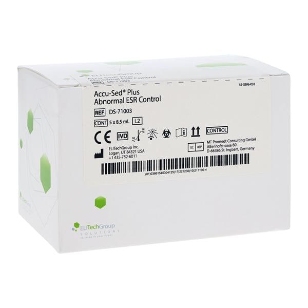 Accu-Sed Plus ESR Abnormal Control f/ Excyt/ Ves-Matic 20 5x8.5 Ea