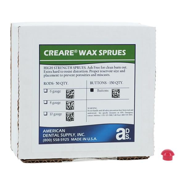 Creare Wax Sprues High Strength 150/Bx