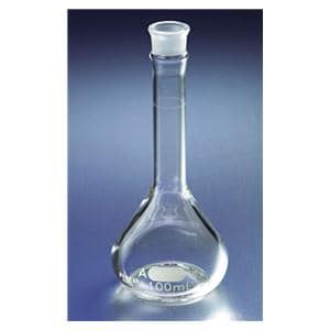 Pyrex Volumetric Flask Glass 10mL Class A 6/Ca