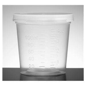 Falcon Sample Container 110mL Polypropylene Sterile Individually Wrapped 100/Ca