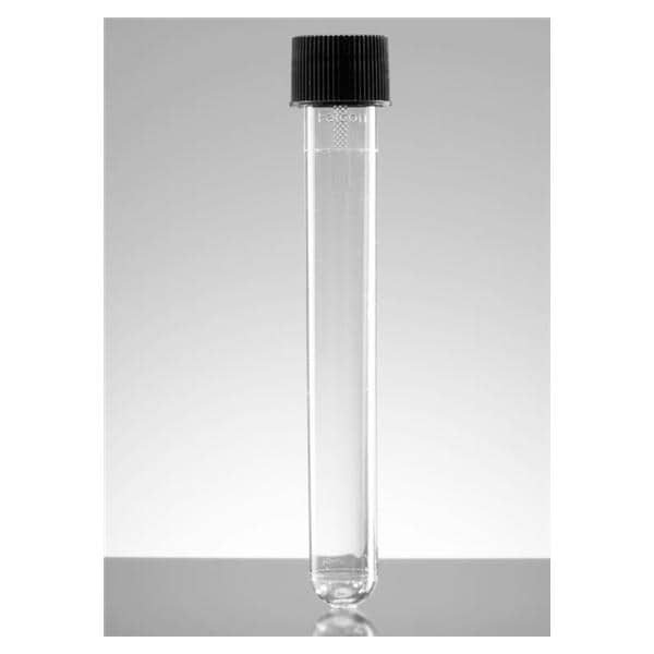 Falcon Test Tube Polystyrene 16mL 16x125mm Sterile 1000/Ca