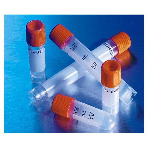 Cryogenic Vial Polypropylene 5mL External Thread 500/Ca