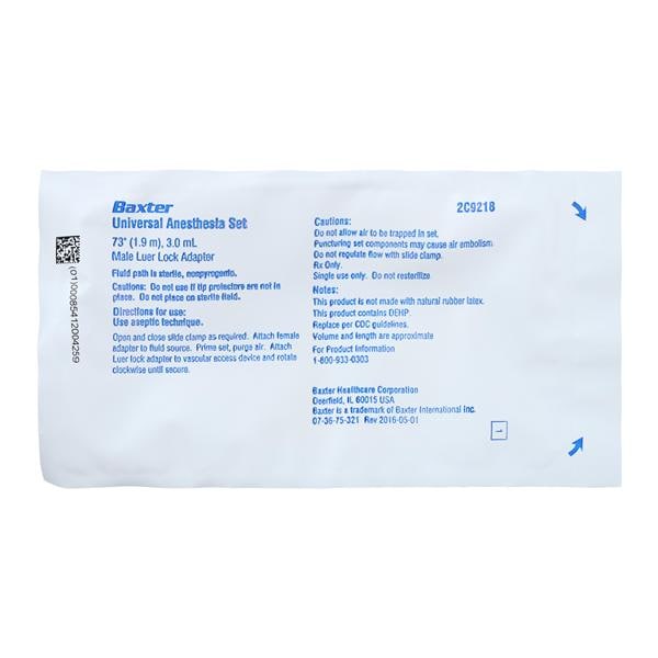 Anesthesia Set 73" 60/Ca