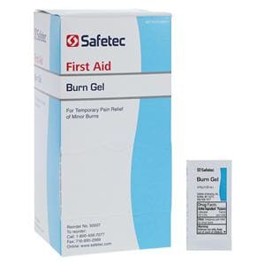 Safetec Burn Relief Gel 0.9gm Pouch 144/Bx