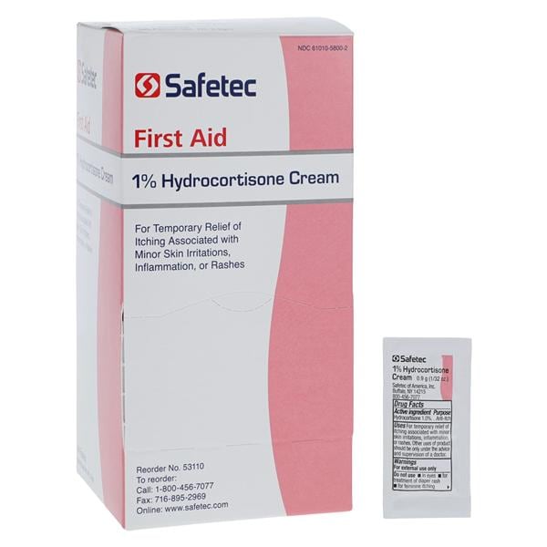Hydrocortisone Topical Cream 0.9gm Foil Packet 144/Bx