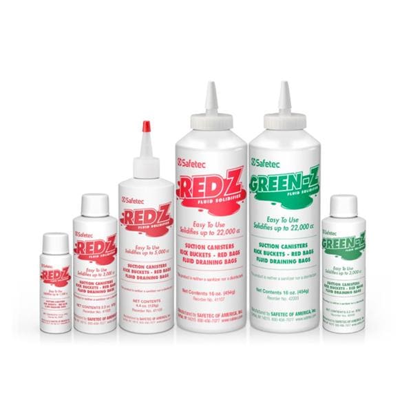 Red Z Spill Control Solidifier 1.4oz White <1500cc Single Dose Bottle Ea, 75 EA/CA