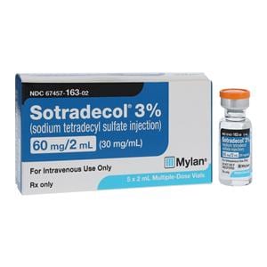 Sotradecol Injection 0.03 30mg/mL MDV 2mL 5/Pk