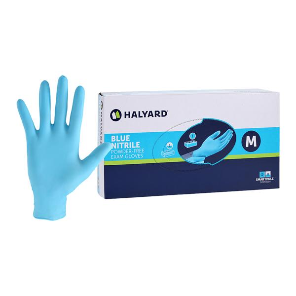 Blue Nitrile Nitrile Exam Gloves Medium Blue Non-Sterile