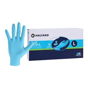 Blue Nitrile Nitrile Exam Gloves Large Blue Non-Sterile