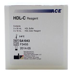 ACE HDL Cholesterol Reagent B:3x30mL/Color:3x10mL 300 Tests Ea