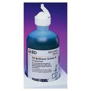 BBL TB Brilliant Green K Stain Kit 250mL 4/Pkg