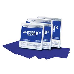 Isodam HD Latex-Free Rubber Dam 6 in x 6 in Heavy Gauge Unflavored Unscntd 15/Pk