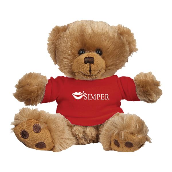 1 Color Imprint Plush Stuffed Bear 50/Ca