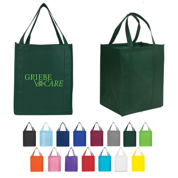 1 Color Imprint Non-Woven Tote Bag Polypropylene 75/Ca